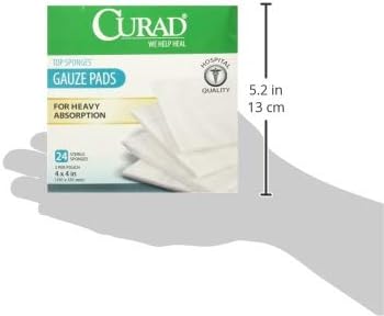 Algodones estériles para postoperatorio Curad, 4 x 4 pulgadas miniatura 7