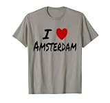 I Love Amsterdam Viajes Turismo Turístico Turismo Camiseta