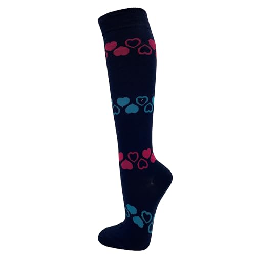 Image of SocksKnee Women Multi-Pack Colorful Variety Design Assorted Activewear Knee-High Stocking Socks, 9-11