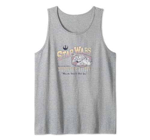 Débardeur Star Wars Millennium Falcon t-shirt sans manche May The Force Be With You