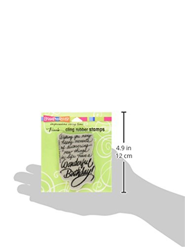 Stampendous Stampendous Cling Stamp 3.5-inch x 4-inchBirthday Wish, Acrylic, Multicolour - Image 2