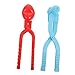 Abaodam 2 Pz clip a palla di neve accessori neve giocattoli da neve slitte nevicare neve finta palla di neve slitta giocattolo per fare di neve giocattolo invernale plastica immagine