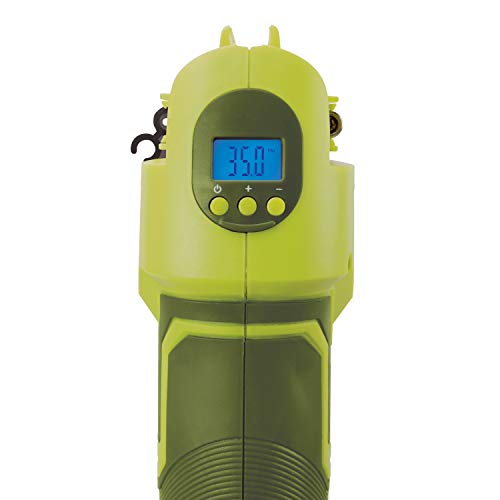 Image of Sun Joe 24V-AJC-AJV-LTE 24V IONMAX High Volume Inflator & Portable Air Compressor Kit, w / 2.0-Ah Battery + Charger, Storage Bag, 3 Inflation Adapters, and Nozzle Pin Attachments