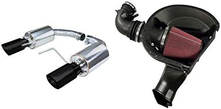 2015-2017 Mustang GT Roush Cold Air Intake and Pypes Axle Back Exhaust Black Tips