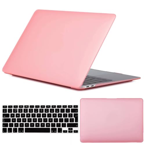 Coque MacBook Pro 16 A2141 rose pour éviter les rayures et la poussière du clavier