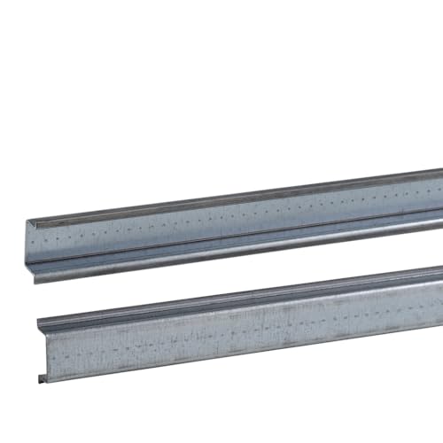 Rail DIN symétrique 15x35 d'une longueur de 2m en acier galvanisé