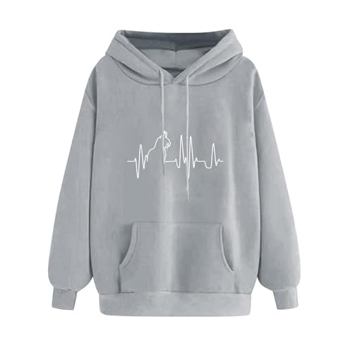 Hoodies for Women Long Sleeve Drawstring Hooded Sweatshirts Womens Fall