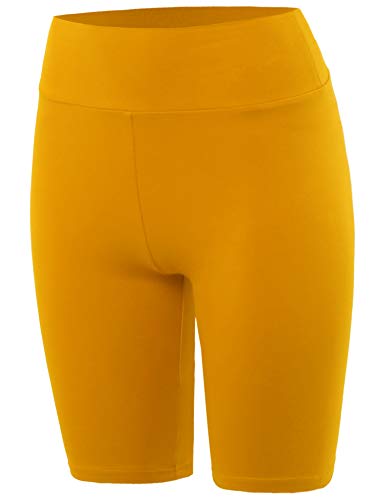 A2Y Women's Running Exercise High Waisted Bike Cotton Shorts2