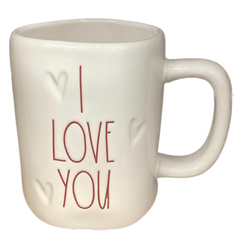 Taza de Cerámica Rae Dunn Corazón 16 oz Blanca miniatura 1