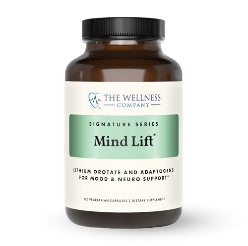Mind Lift - Mood Boost, Mental Focus, Cognitive Defense - Lithium, GABA, DHA L-Phenylalanine | 120ct (2 Month Supply)