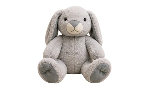 Image of Paw Rabbit Soft Toy for Girls Boys Kids,Grey,Rabbit Bunny Animal Plush Stuffed Baby Teddy Gift Birthday, 30 cm