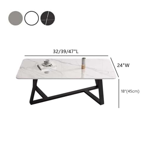 Table basse moderne carrée compacte pour petits salons et studios - 3