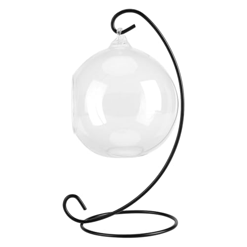 VBESTLIFE Grand Vase en Verre Suspendu, Terrarium élégant pour Plantes Aériennes et Plantes Succulentes, Décoration Intérieure/extérieure