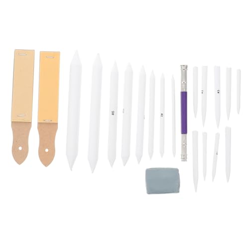 STOBOK Kit per Schizzi Dartista 1 Set di Carta da Disegno Gomme Carta Vetrata al Carbone per Disegnare per Studenti Darte