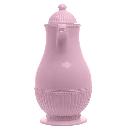Garrafa Térmica de Plástico Vintage Rosa 1L - Lyor