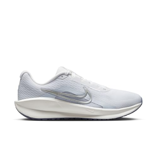 Nike Zapatillas de Correr W Downshifter 13 para Mujer, Balón de fútbol Blanco metálico Plateado, 38 EU
