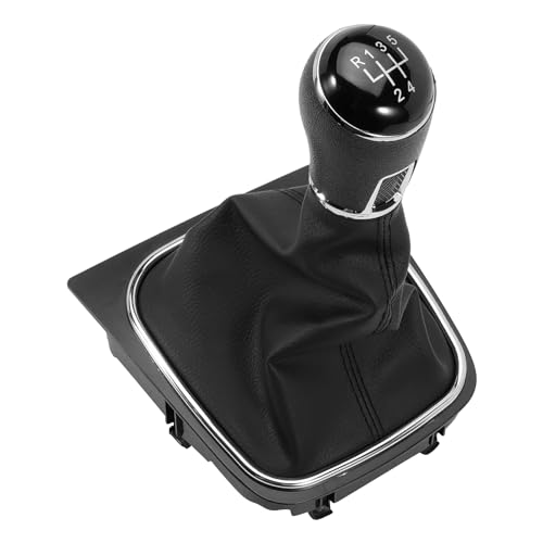 Fraylis Auto Kit levier de vitesses + pommeau (5 vitesses) pour Golf 5 V Golf 6 VI EOS pour 1K0711113 5K0711113 1K8711113