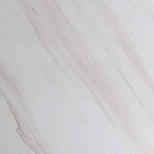 AWNIC Vinilo Adhesivo para Encimera de Cocina Papel Adhesivo para Muebles Mármol Blanco Impermeable Pegatinas para Forrar Muebles Mesas Armarios 500X61cm