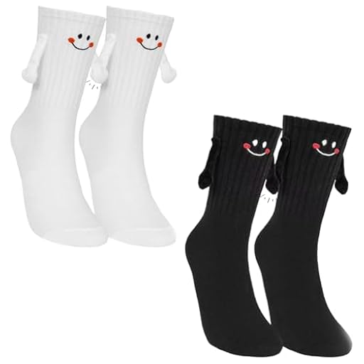 VURYAPI 2 pares de Calcetines magnéticos divertidos, calcetines 3d mano en la mano para mujeres hombres, par unisex divertido con las manos, calcetines para pareja | Ya disponible en tu tienda friki favorita! En mundofriki.es! VURYAPI 2 pares de Calcetines magnéticos divertidos, calcetines 3d mano en la mano para mujeres hombres, par unisex divertido con las manos, calcetines para pareja | Ya disponible en tu tienda friki favorita! En mundofriki.es!