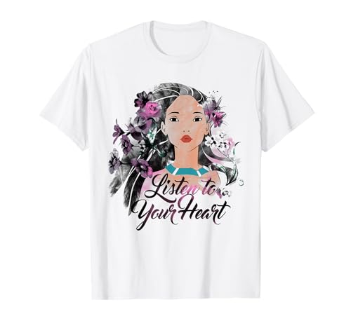 T-shirt Disney Pocahontas Listen To Your Heart empreint de nostalgie poétique