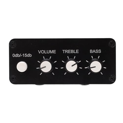 Controlador Pasivo de Ecualización y Volumen para Graves y Agudos con Amplificador Operacional NE5532, Tablero de Compensación de Señal de Audio de CC 12V a 24V, Compatible con PC, Altavoces e Instrumentos Electrónicos miniatura 2