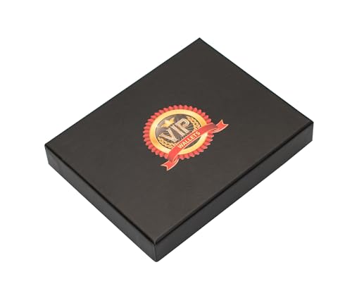 Mens Bifold Exotic Wallet Picture Mexican Flag skull with printed gift box4