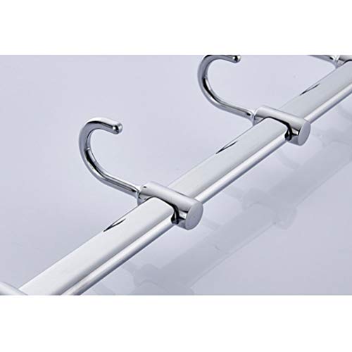 NICEXMAS Rack de Trilho de Cozinha Montado Na Parede Suporte de Utensílio de Cozinha Panela Panela T