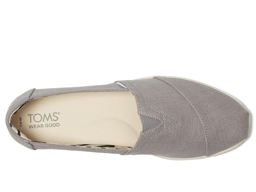 Image of TOMS Women's Alpargata Plus Slip On Espadrille, Textile Upper, Relaxed Fit, CloudBound Insole, Stretchy Easy On and Off
