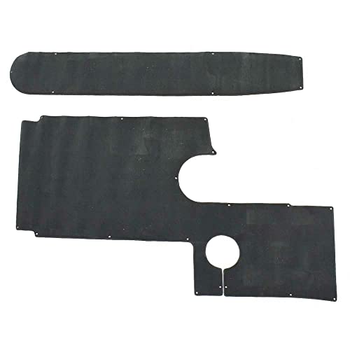 MasterCraft Boat Snap-in Carpet 701186 | XT23 AquaMat Gray 2018 (Set of 2)