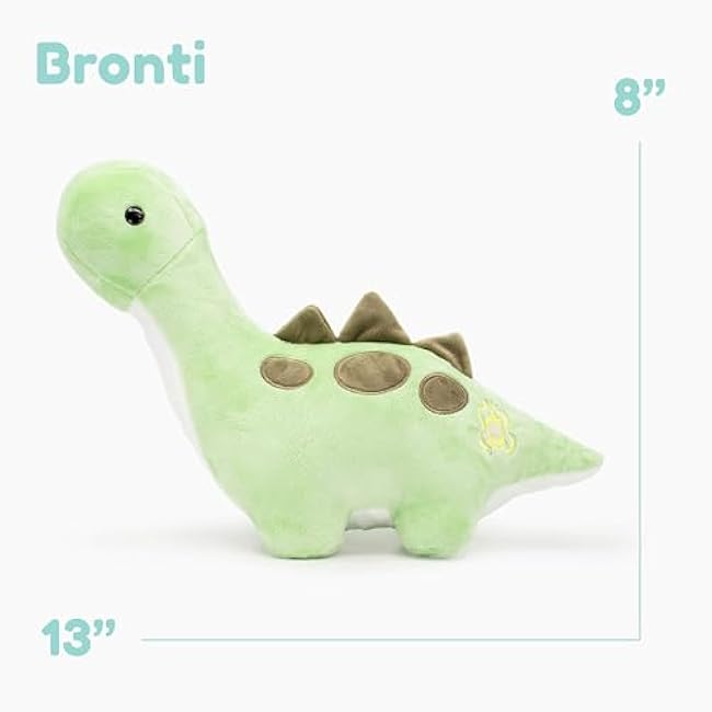 Bellzi Brontosaurus Cute Stuffed Animal Plush Toy - Adorable Soft Dinosaur Toy Plushies and Gifts - Perfect Present for Kids, Babies, Toddlers - Bronti