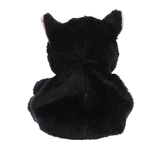 Aurora® Adorable Palm Pals™ Cricket Cat™ Stuffed Animal - Pocket-Sized Fun - On-The-Go Play - Black 5 Inches