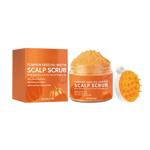 Gommage Du Cuir Chevelu Romarin Et À La Menthe – Élimine Les Pellicules Stimule Circulation Sanguine Formules Sans Sulfate Pour Des Cheveux Épais Gommage Capillaire Romarin Et À