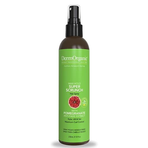 DermOrganic Super Scrunch Max Hold Hair Spray 8 oz miniatura 1
