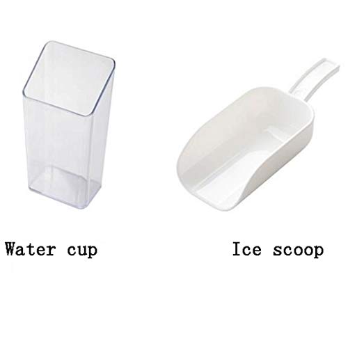 Máquina de hielo pequeña de cubo para cocina y oficina miniatura 5