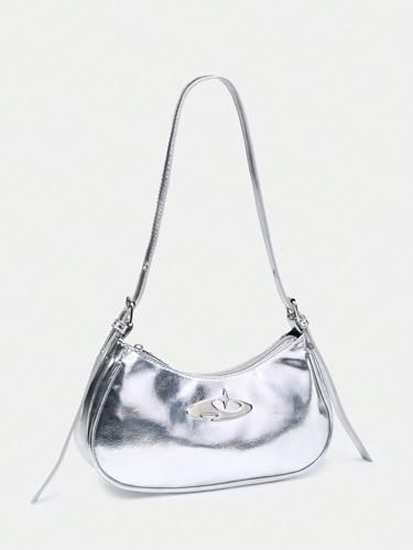 SweatyRocks Women's Retro Vintage Y2k Shoulder Bag Hobo Star Handbags Underarm Bag4