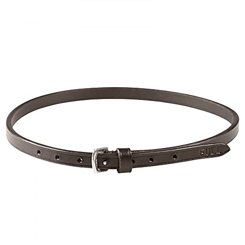Lanière de muserolle combinée marron XF pour bridon de cheval - 2