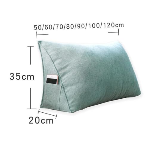 Almohada de Cuña Triangular 70 cm de Algodón Morado miniatura 5