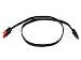 Monoprice 18-Inch SATA Serial ATA Extension Cable, Black (107636)