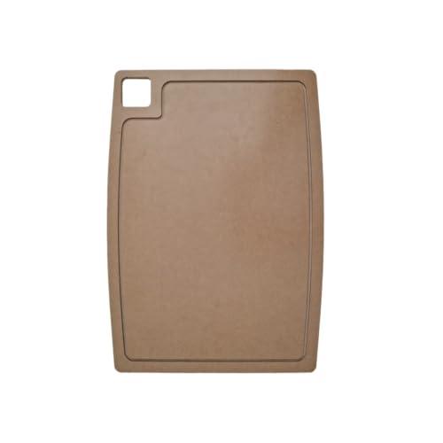 Image of Chopping Board, HPL Cutting Board with Built-in Groove, Anti-Bacterial & Water Resistant, Scratch Resistant for Kitchen Use, 26 x 38 cm