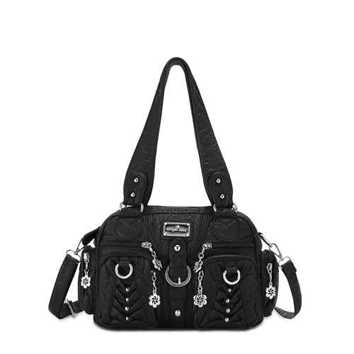Image of Angel Kiss Small Purse Handbag for Women Crossbody and Shoulder Bags Multipocket Soft Hobo Purses