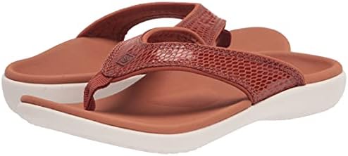 Spenco Women's Yumi Gecko Flip-Flop, Saddle, 8 | Image 6