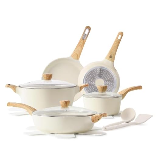 SENSARTE Ceramic Cookware Sets, Pots and Pans Set Non stick, 14 Piece Induction Cookware, Non toxic Healthy Non Stick Kitchen Cooking Set, with Frying Pans Set, PFAS PTFE PFOA PFOS Free