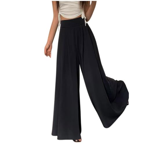Harem Wide Leg Pants Women Casual Loose Drawstring Low Waist Beach Palazzo Harem Pants 2025 Wide Leg Loose Flowy Pants3