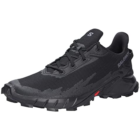 Salomon Alphacross 4 Men's Trail Running Shoes, Powerful Grip, Long lasting Comfort, and Versatile Performance, Black, 10 Cover