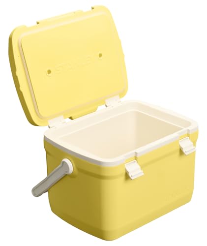 Image of Stanley Adventure Outdoor Cooler 16 qt | Heavy Duty Outdoor Camping Cooler with Easy Carry Top Handle | BPA-Free | Daffodil