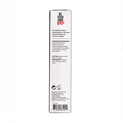 Eyeliner KISS marcador negro impermeable 1 pack miniatura 4