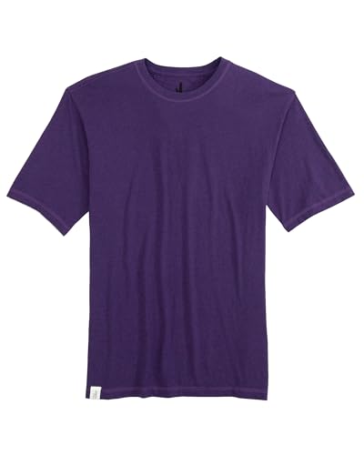 johnnie-O Heathered Spencer Cotton T-Shirt Purple/M