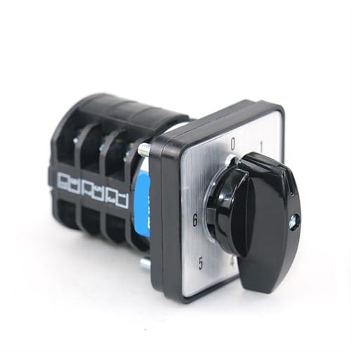 LW8D-10/0-6.3 10A 660V Three Poles Seven Positions Universal Cam Rotary Switch Changeover Selector Knob Switch 1Pcs