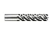WIDIA Hanita 625W51782 WavCut I 620W HP Roughing End Mill, 0.039" Chamfer, 2" Cutting Dia, HSS-Cobalt, Uncoated, RH Cut, Weldon Shank, 6-Flute