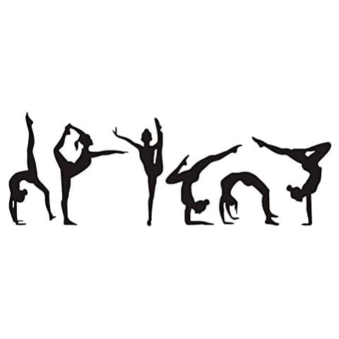 VORCOOL Pegatina de Pared de Bailarina Extraíble Cover